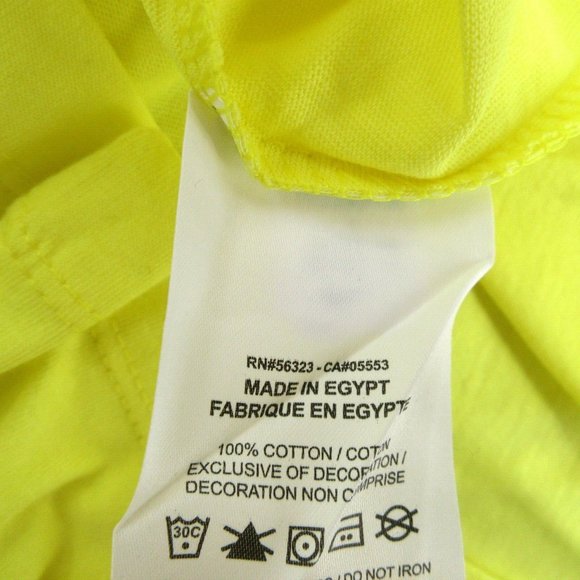 Nike Brazil Voice Graphic T-Shirt Mens Size Large Dynamic Yellow NEW - Picture 10 of 10